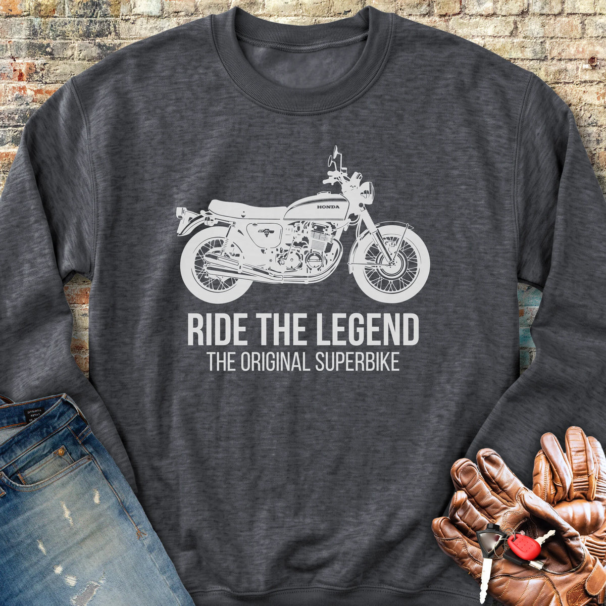 Original Superbike Sweatshirt - Dark Heather