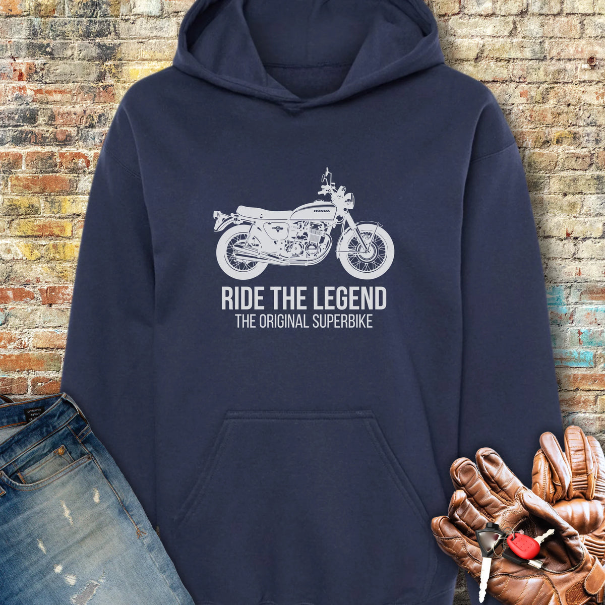 Original Superbike Hoodie - Navy