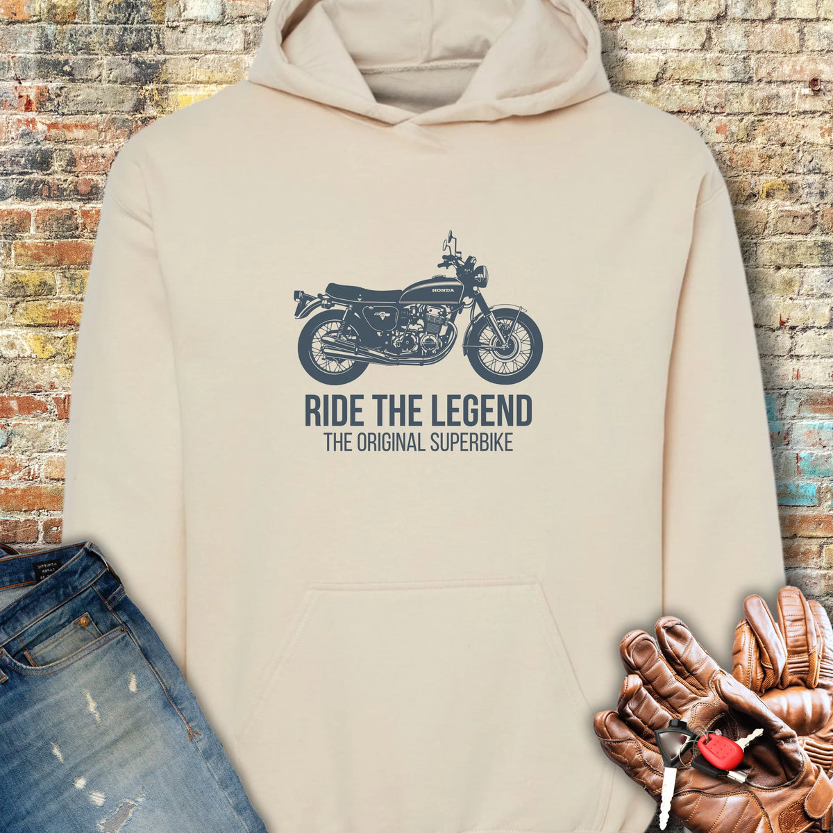 Original Superbike Hoodie - Sand