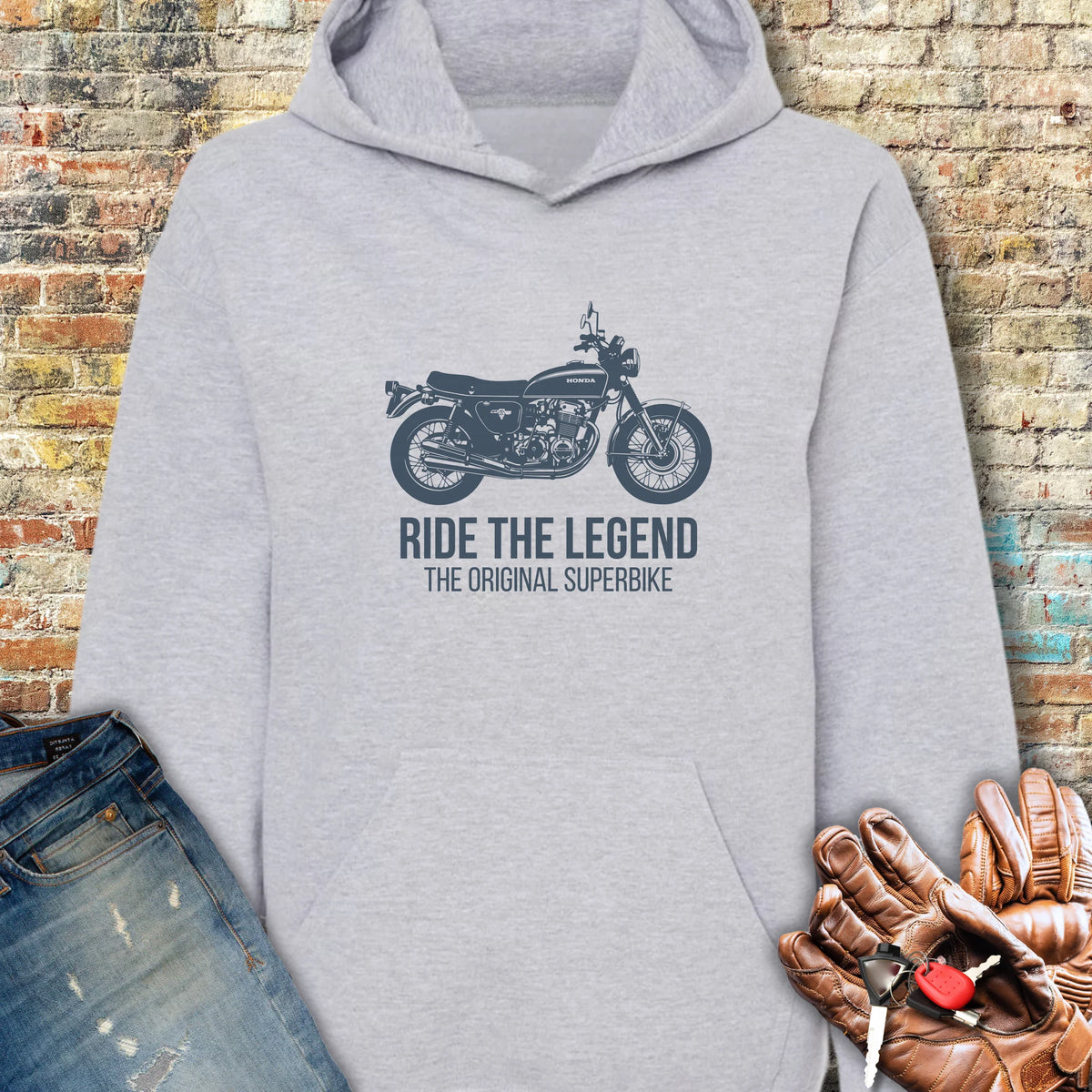 Original Superbike Hoodie - Sport Grey