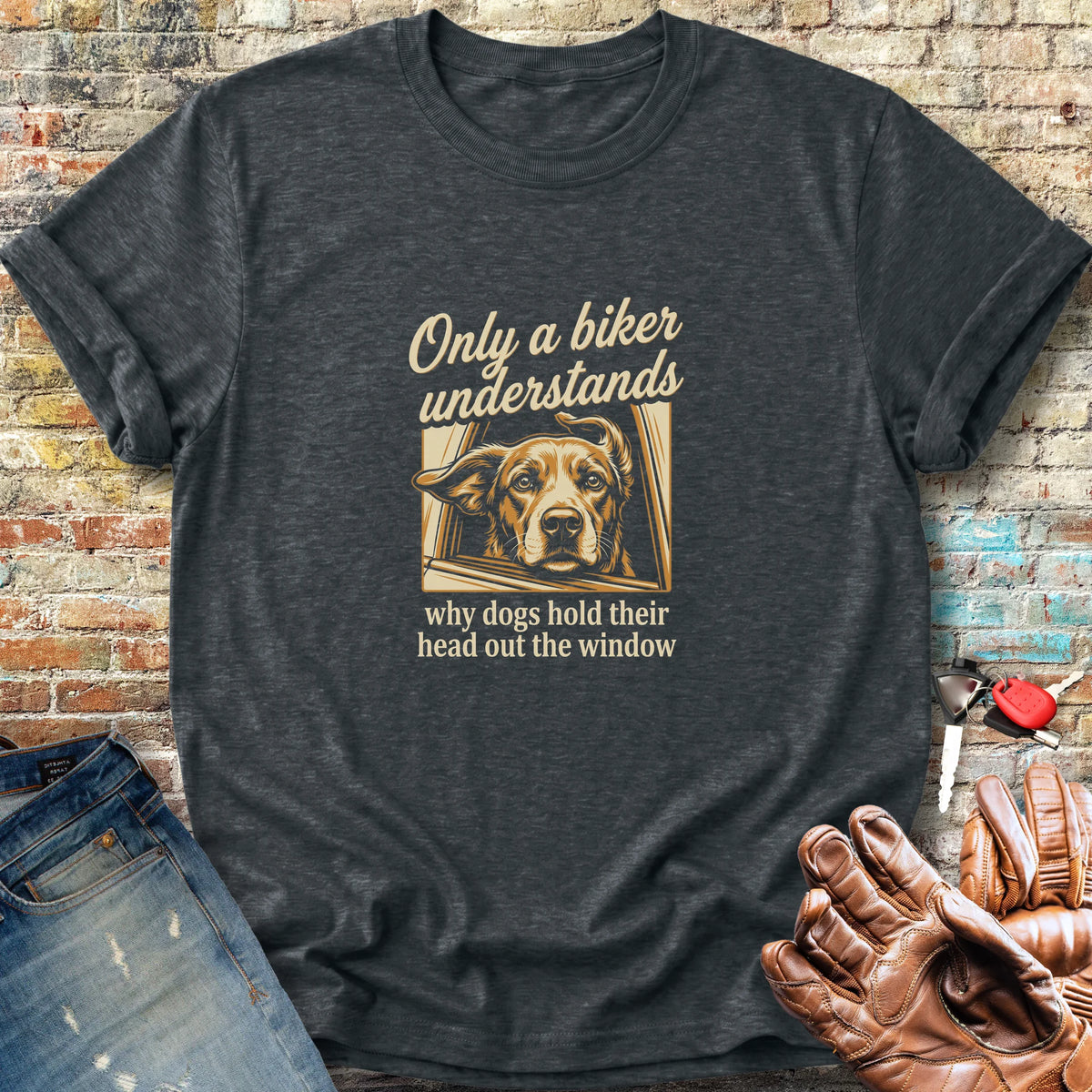 Out The Window Classic T-Shirt - Dark Heather