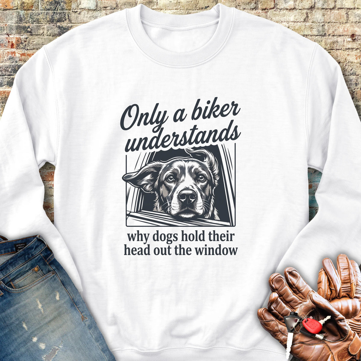 Out The Window Sweatshirt - White