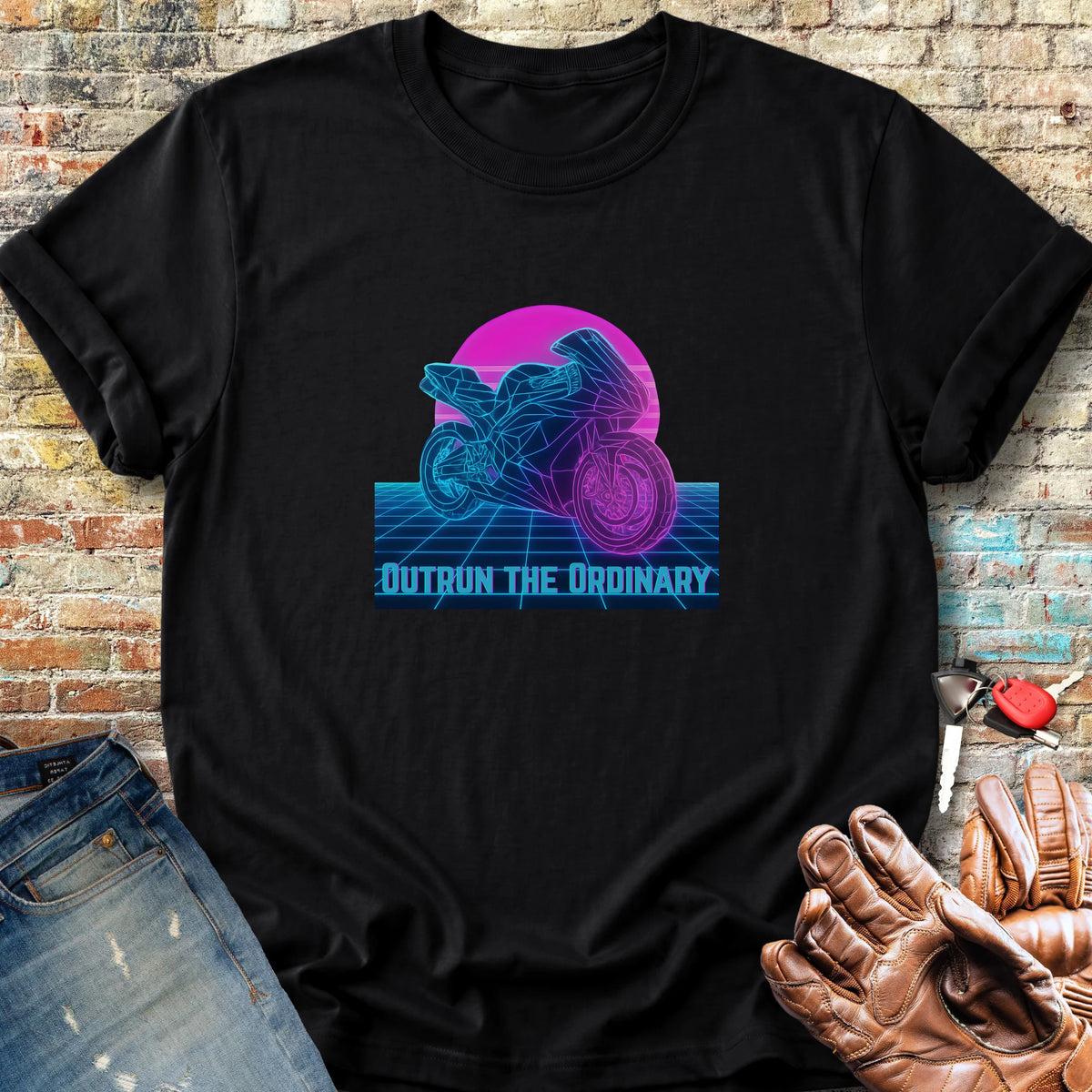 Outrun The Ordinary Classic T-Shirt - Black