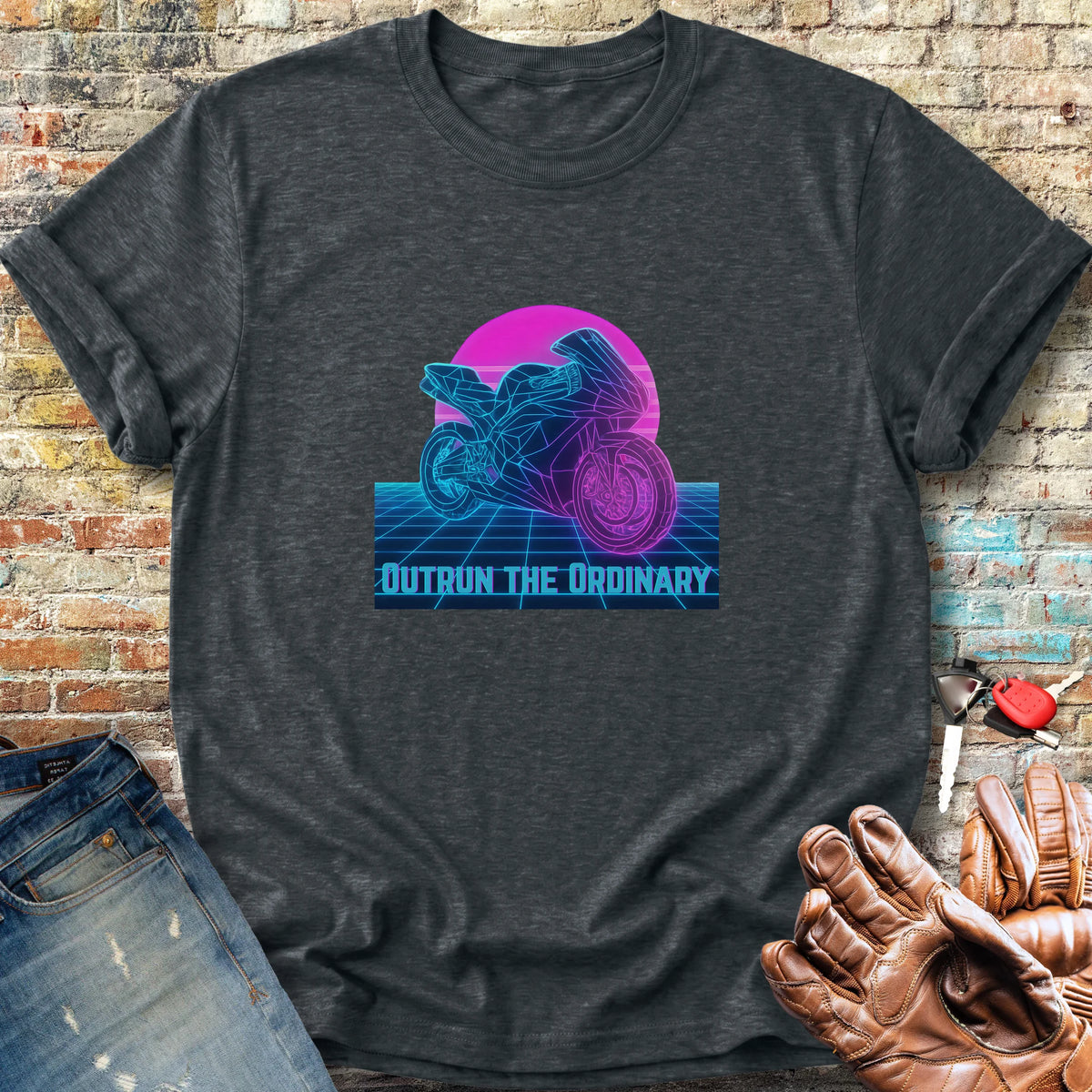Outrun The Ordinary Classic T-Shirt - Dark Heather