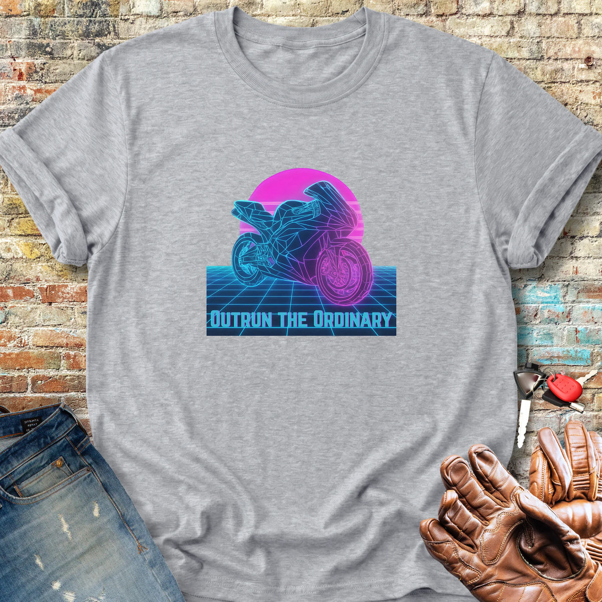 Outrun The Ordinary Classic T-Shirt - Sport Grey