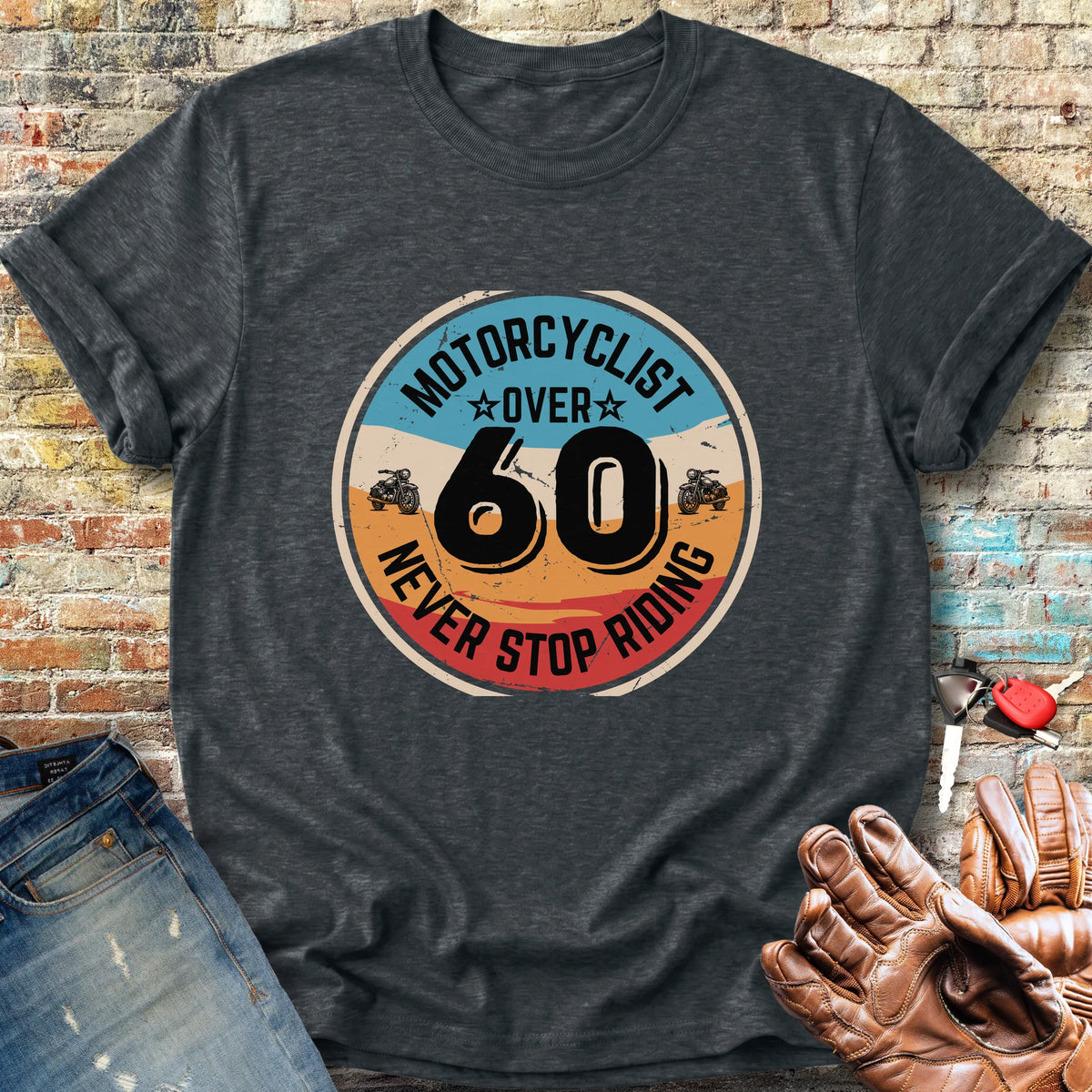Over 60 Classic T-Shirt - Dark Heather