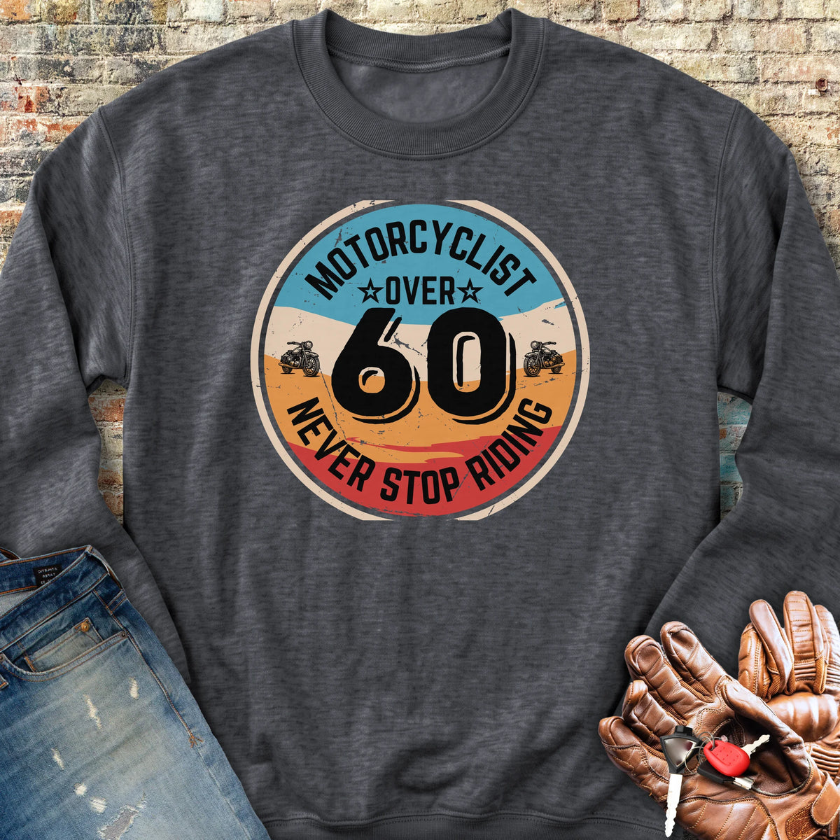 Over 60 Sweatshirt - Dark Heather