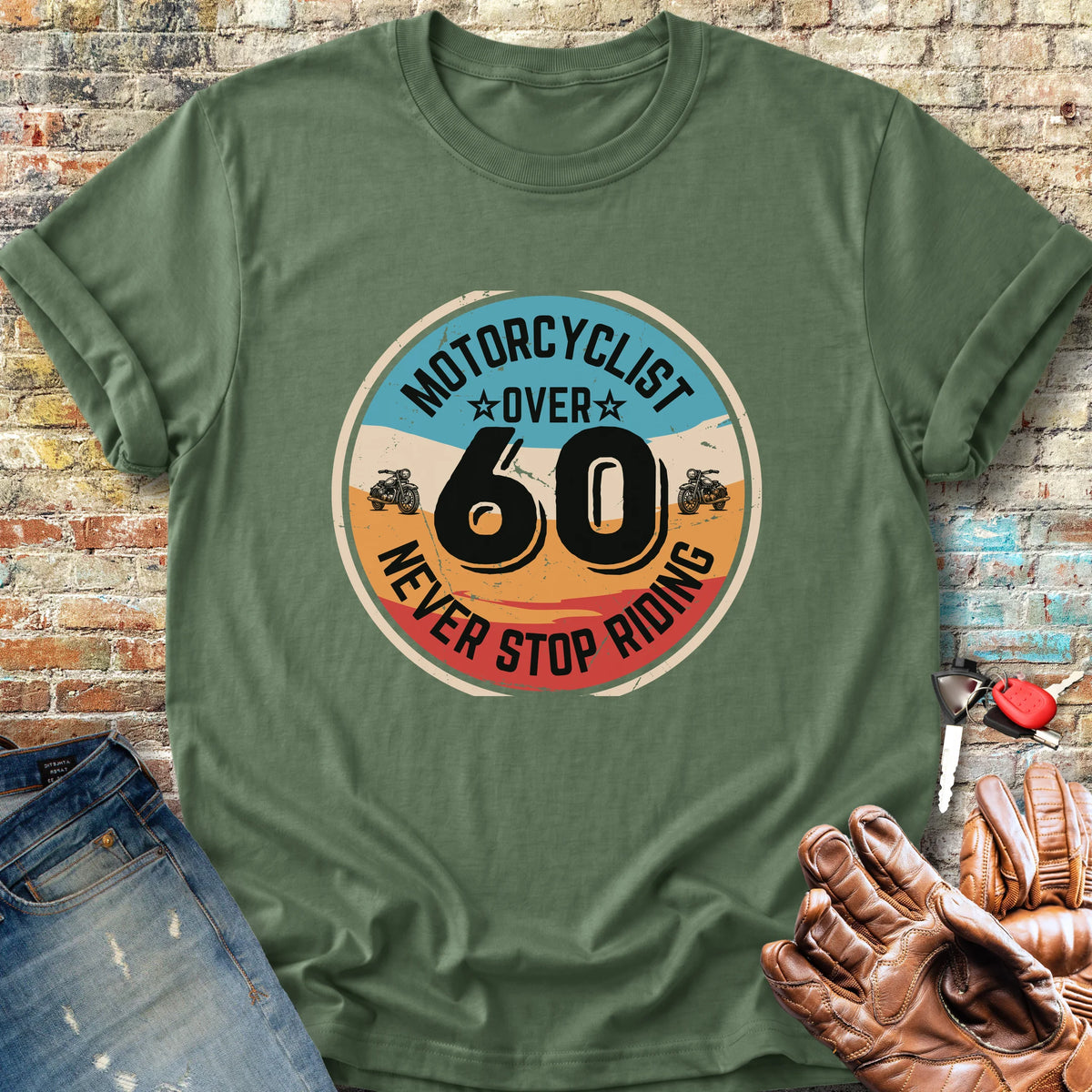 Over 60 Classic T-Shirt - Military Green