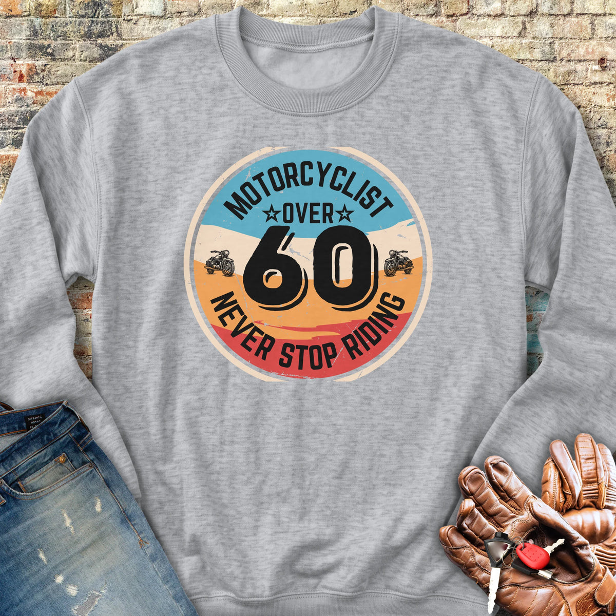 Over 60 Sweatshirt - Sport Grey