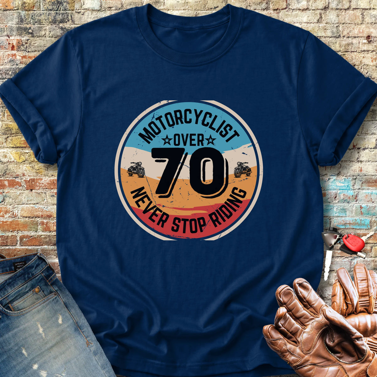 Over 70 Classic T-Shirt - Navy