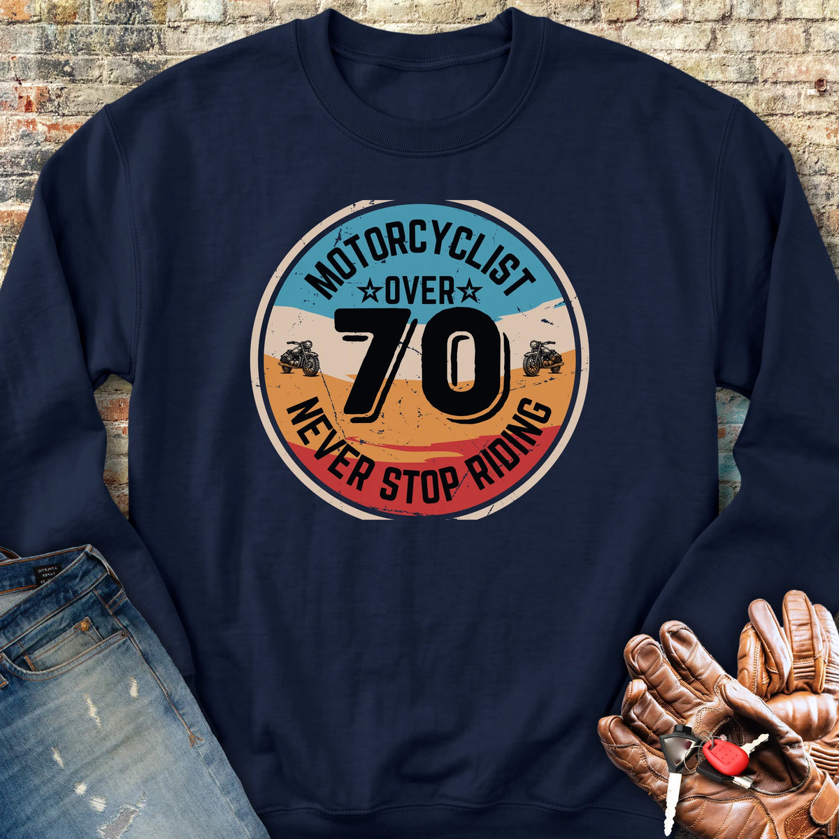 Over 70 Sweatshirt - Navy