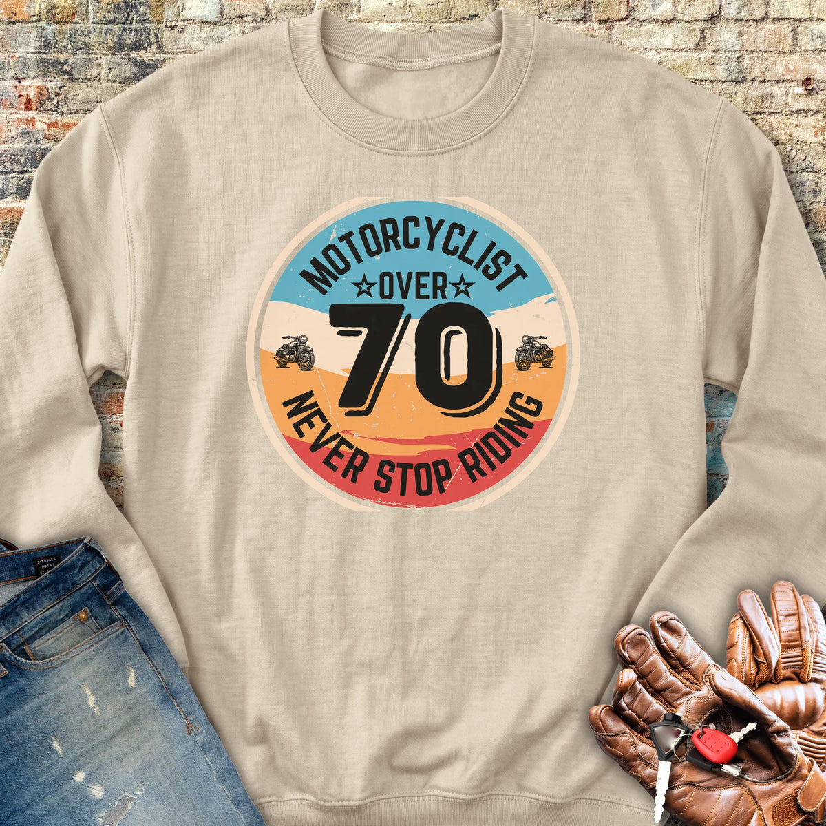 Over 70 Sweatshirt - Sand