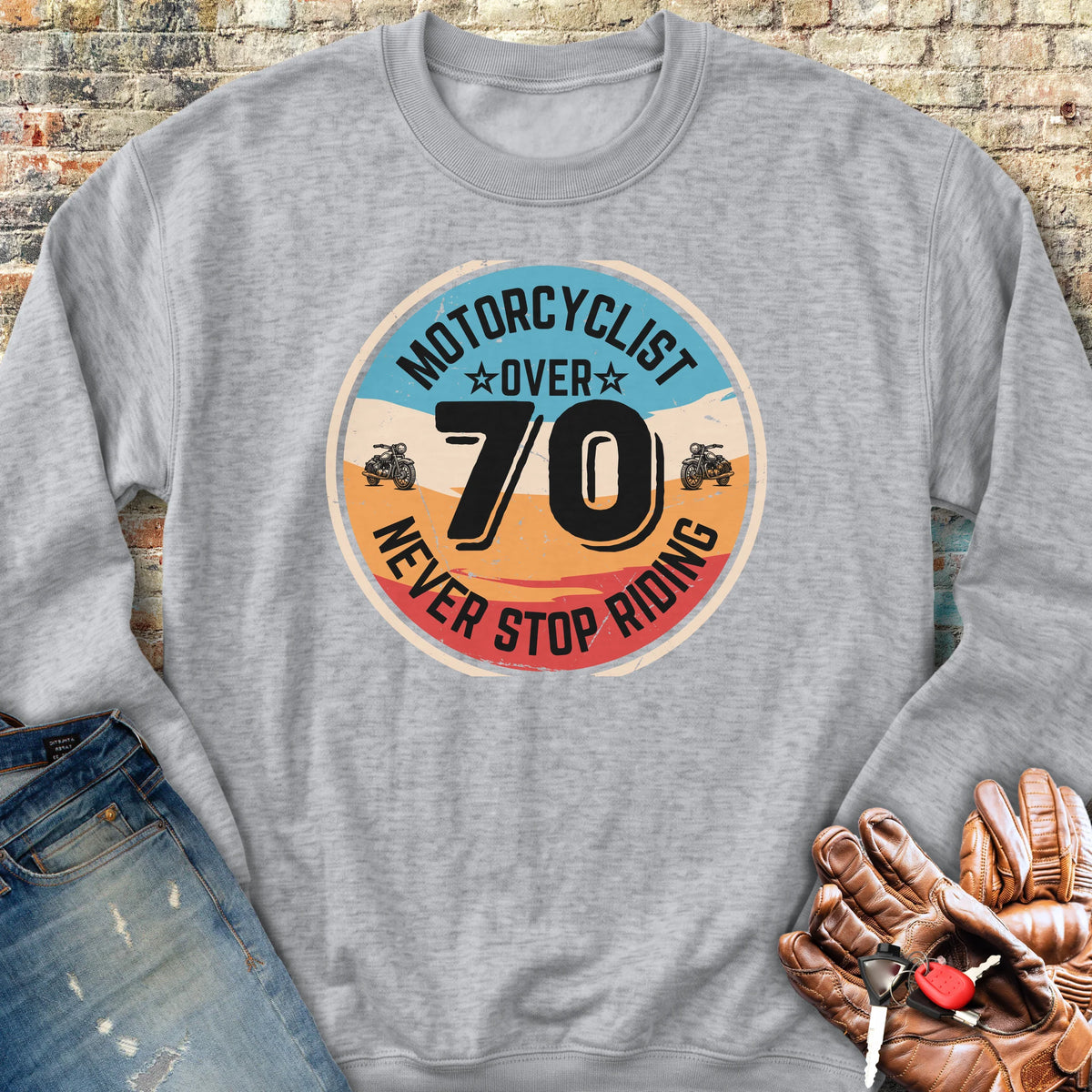 Over 70 Sweatshirt - Sport Grey