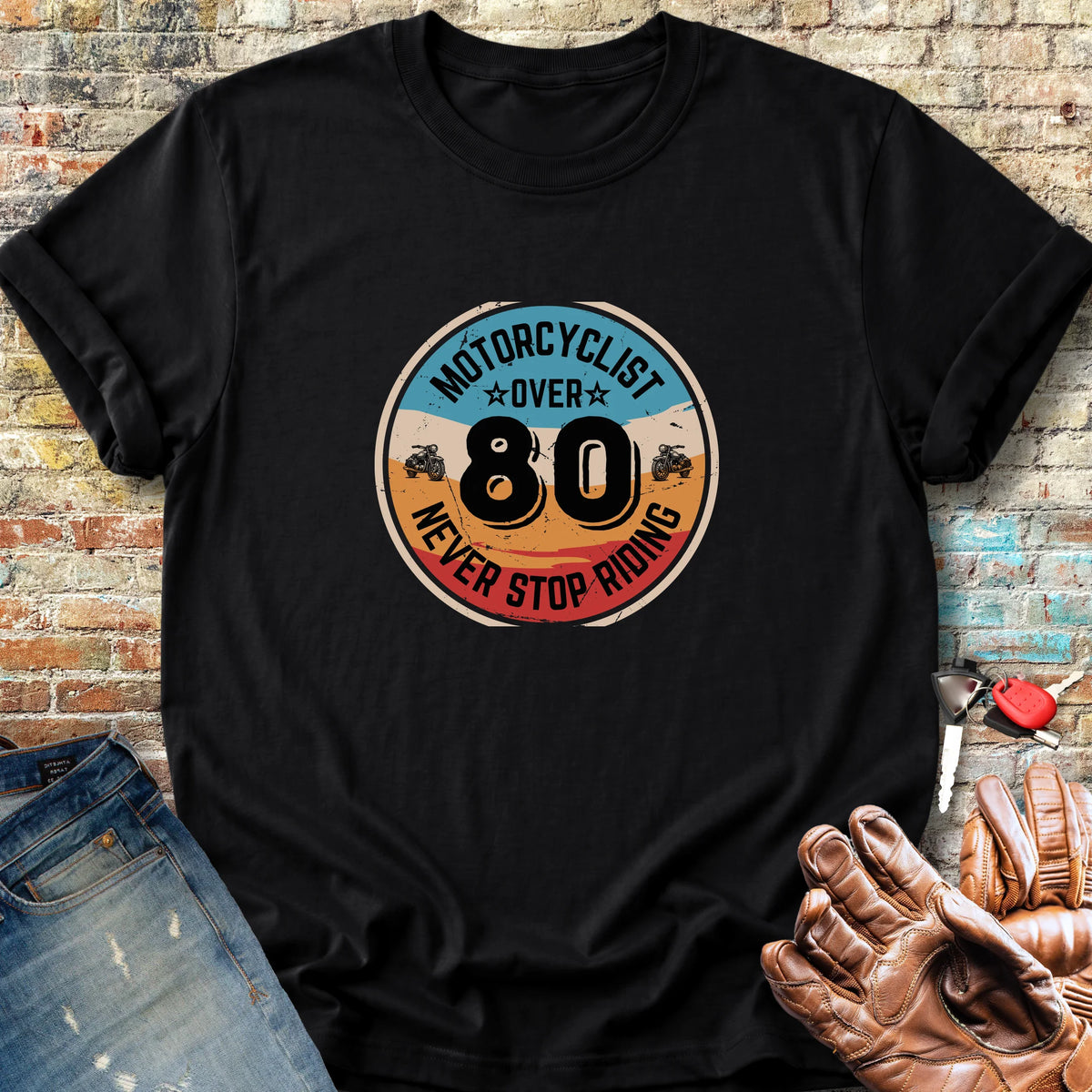 Over 80 Classic T-Shirt - Black