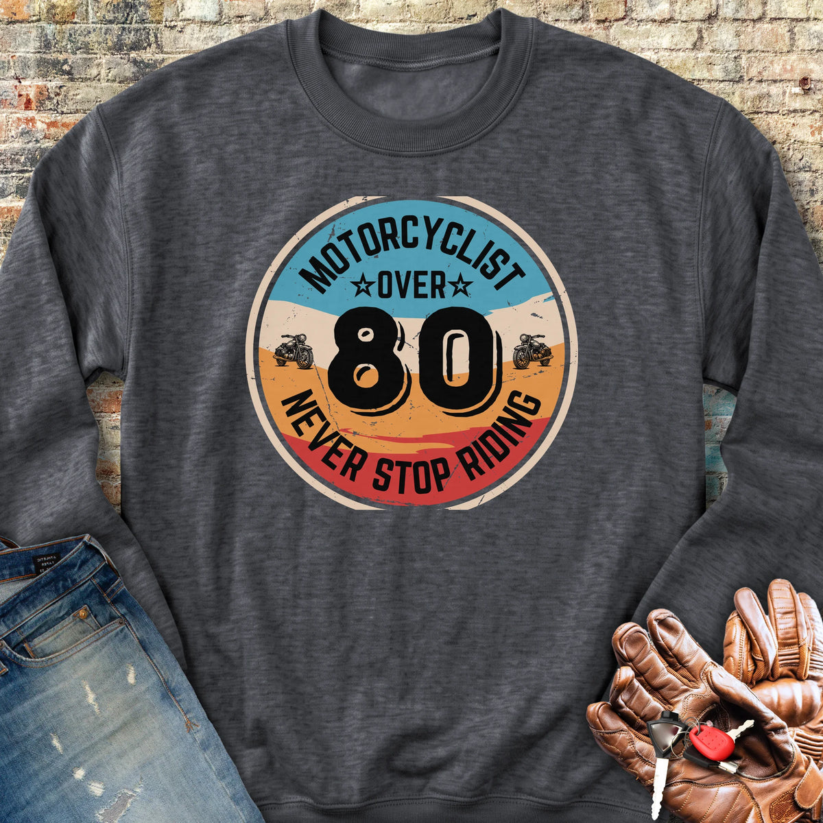 Over 80 Sweatshirt - Dark Heather