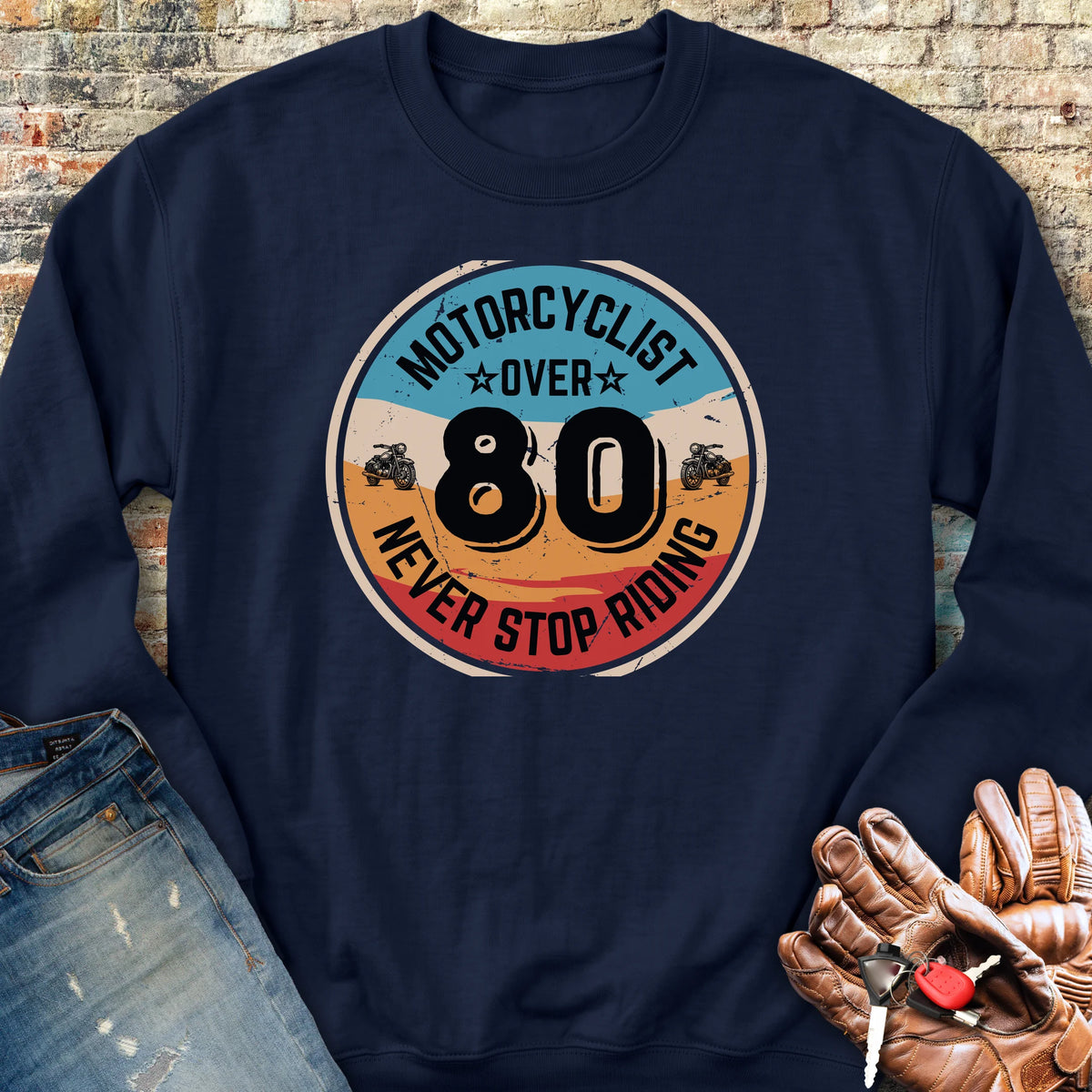 Over 80 Sweatshirt - Navy