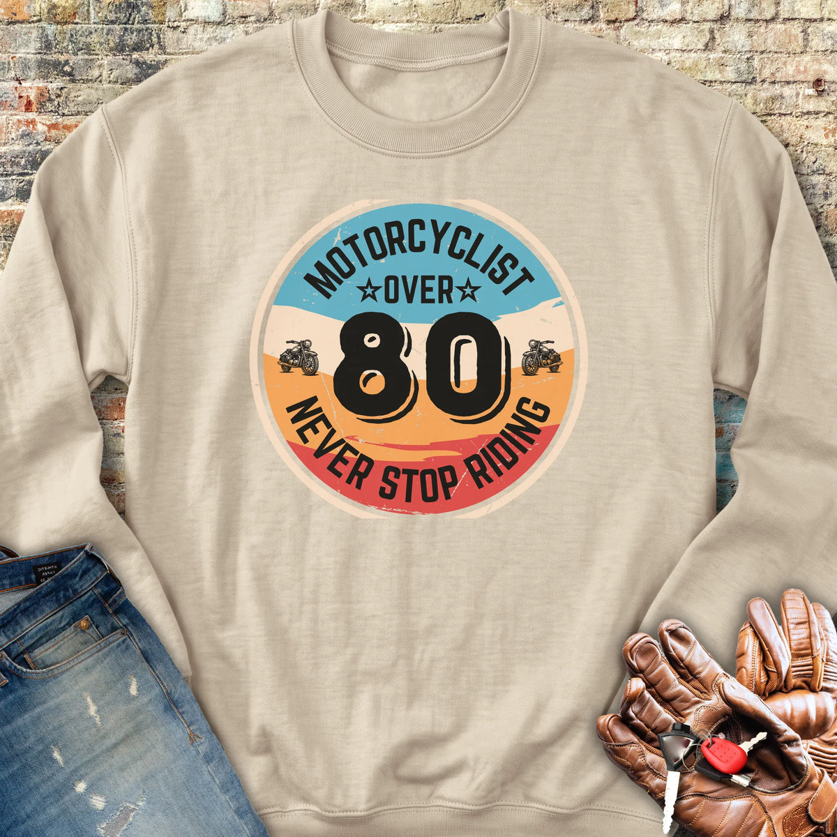 Over 80 Sweatshirt - Sand