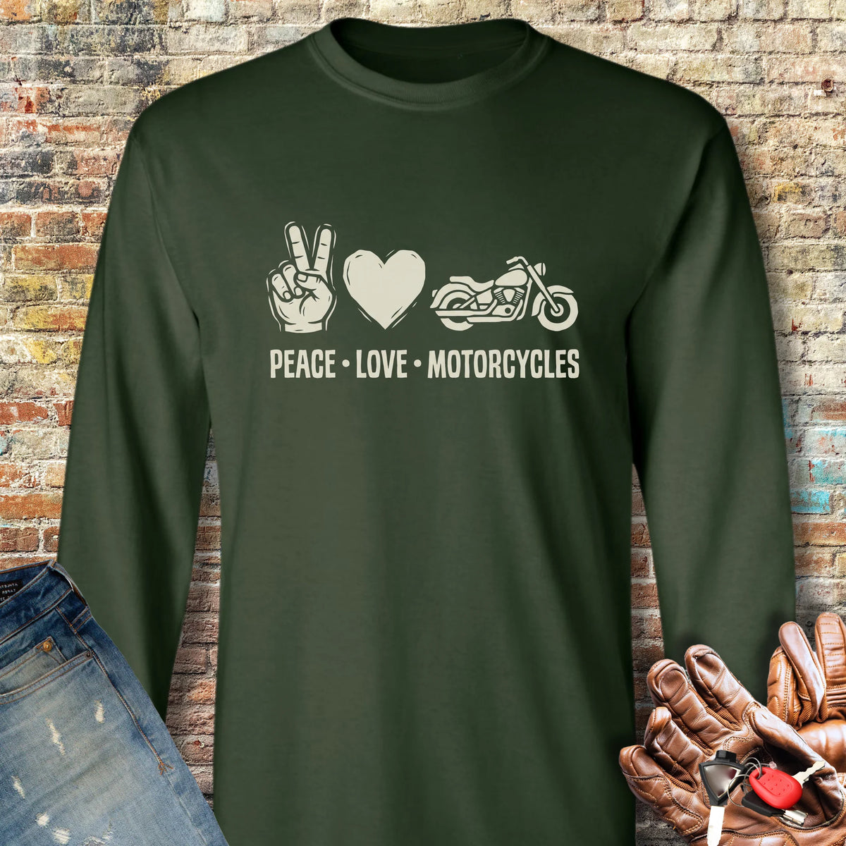 PLM Long Sleeve T-Shirt - Forest Green