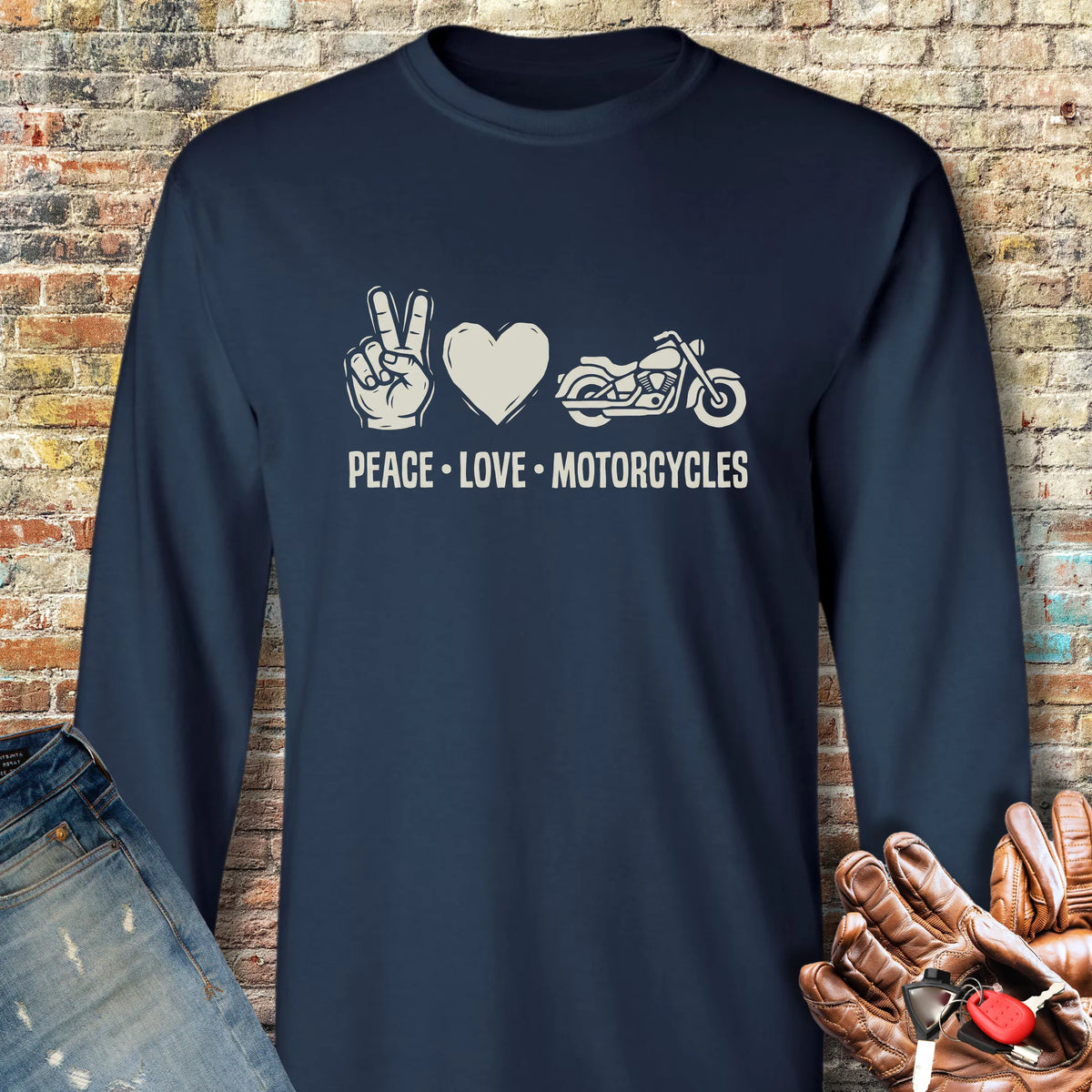 PLM Long Sleeve T-Shirt - Navy