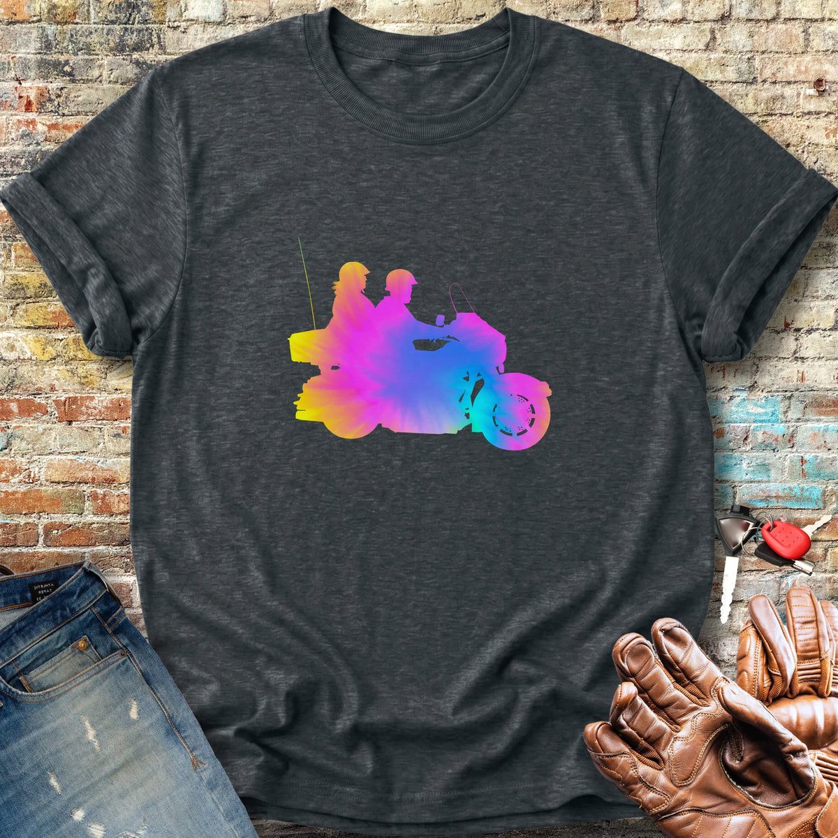 Paint Explosion Classic T-Shirt - Dark Heather