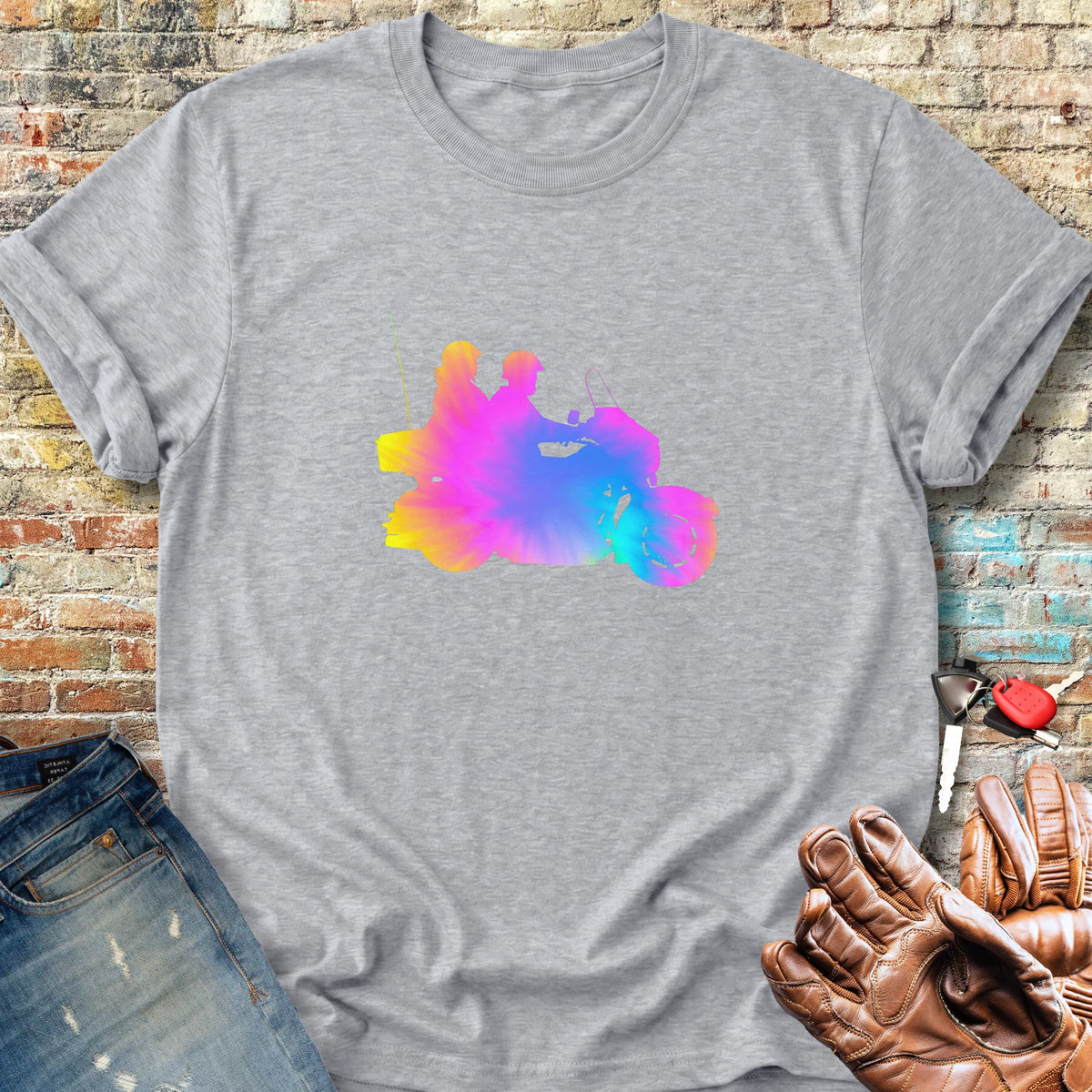 Paint Explosion Classic T-Shirt - Sport Grey
