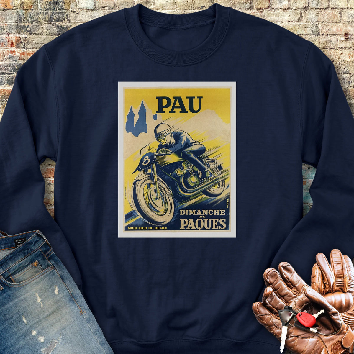 Pau Races Sweatshirt - Navy