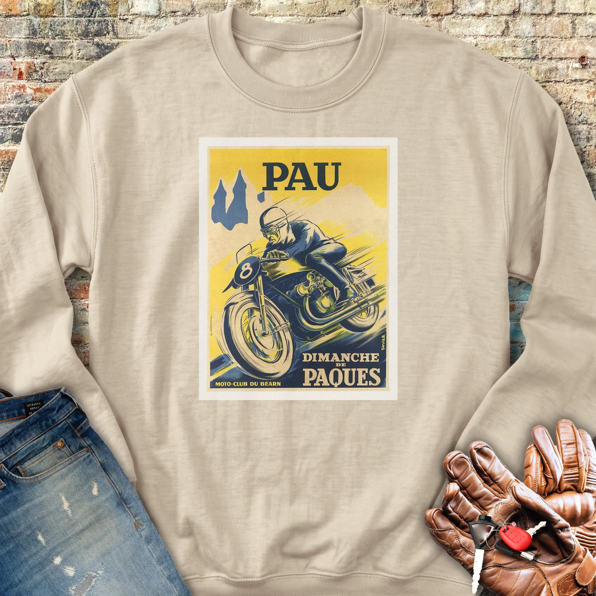 Pau Races Sweatshirt - Sand