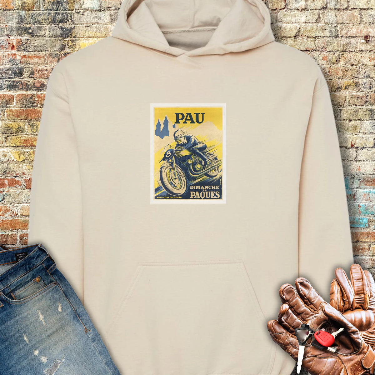 Pau Races Hoodie - Sand