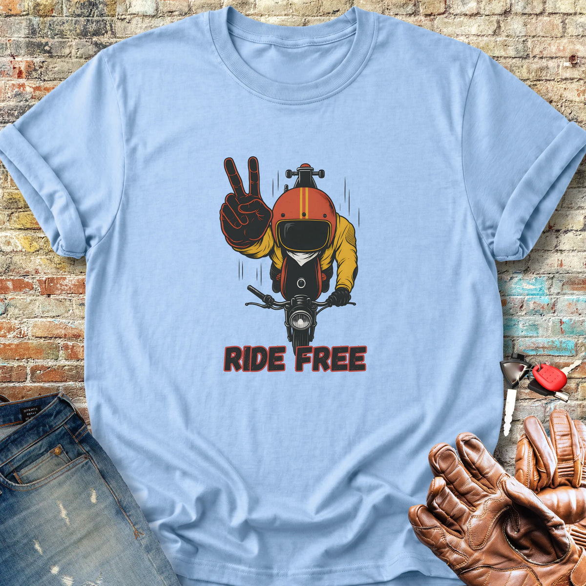 Peace Classic T-Shirt - Light Blue