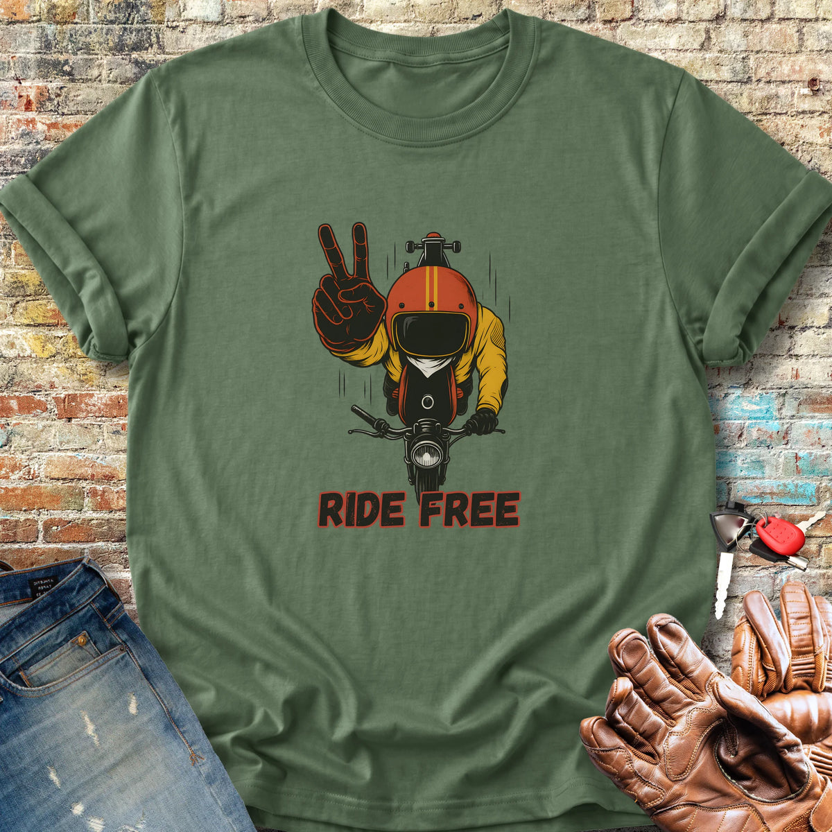 Peace Classic T-Shirt - Military Green