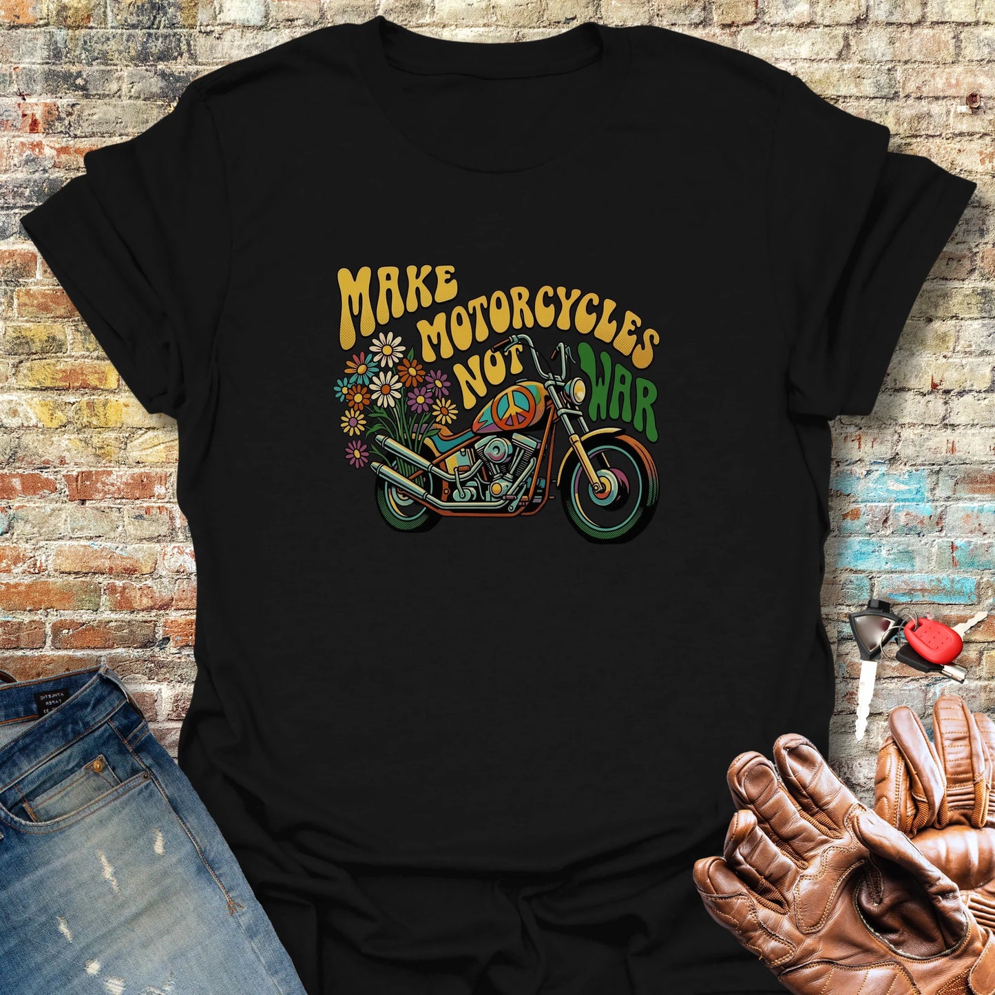 Peace Chopper T-Shirt - Black
