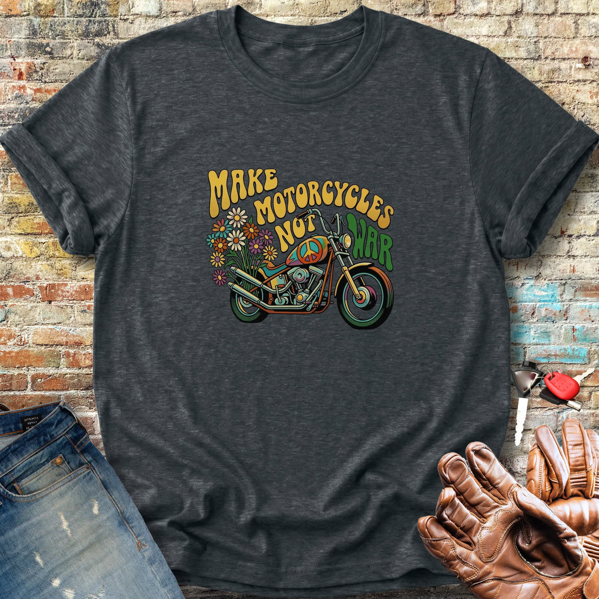 Peace Chopper Classic T-Shirt - Dark Heather