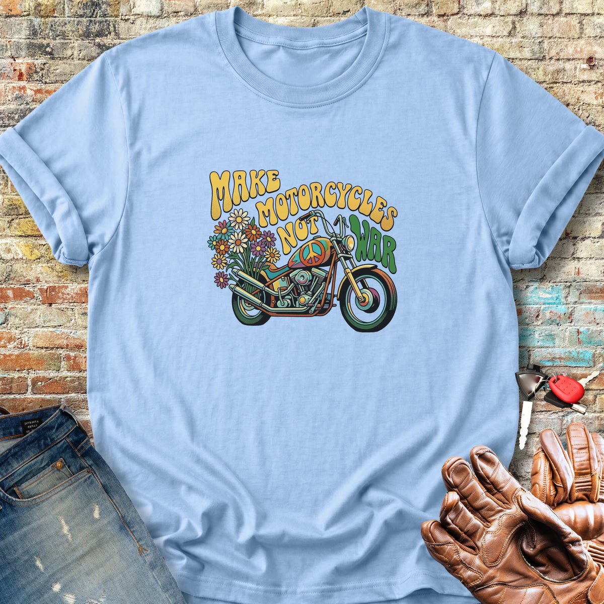 Peace Chopper Classic T-Shirt - Light Blue