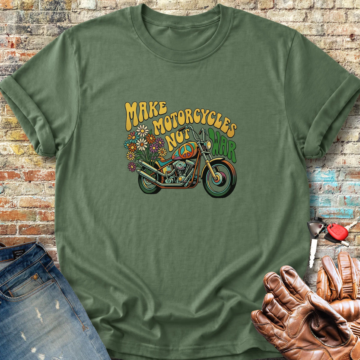 Peace Chopper Classic T-Shirt - Military Green