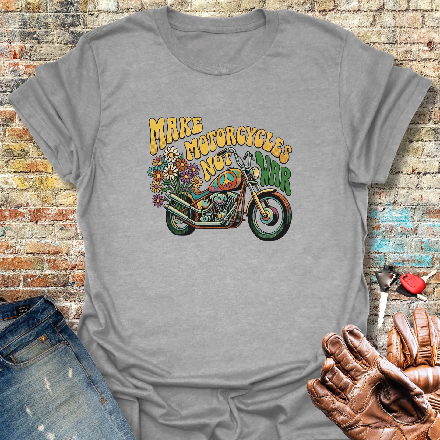 Peace Chopper T-Shirt - Sport Grey