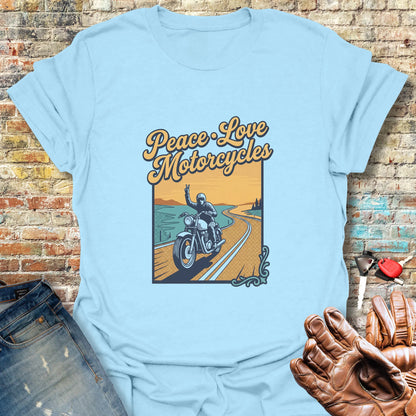 Peace Road T-Shirt - Light Blue