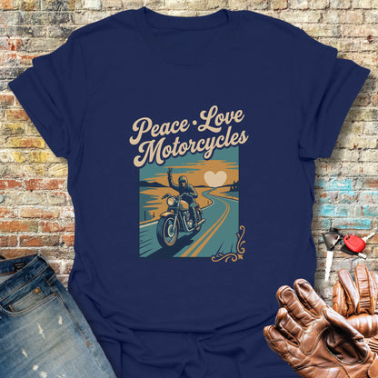 Peace Road T-Shirt - Navy