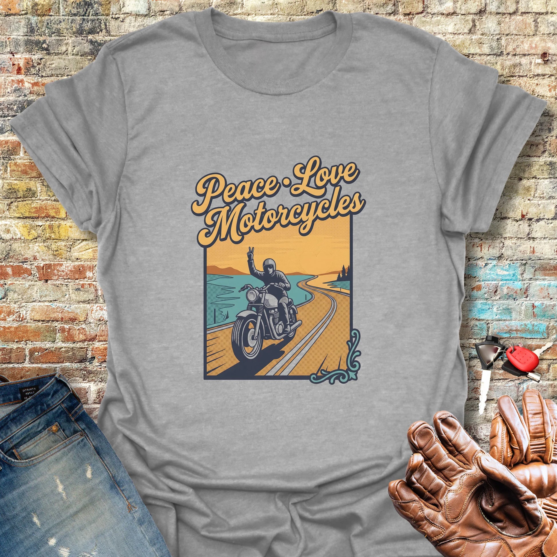 Peace Road T-Shirt - Sport Grey
