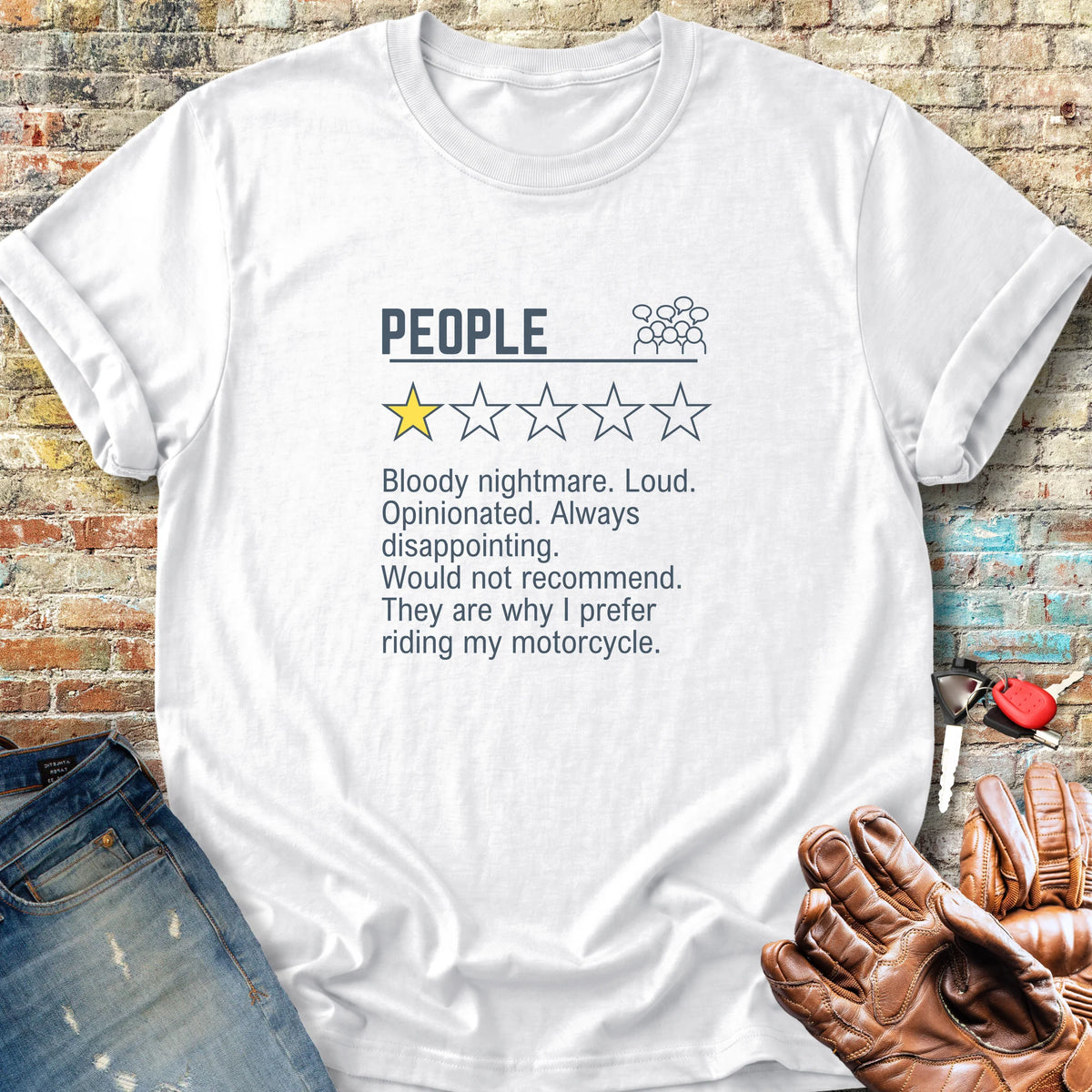 People Review Classic T-Shirt - White
