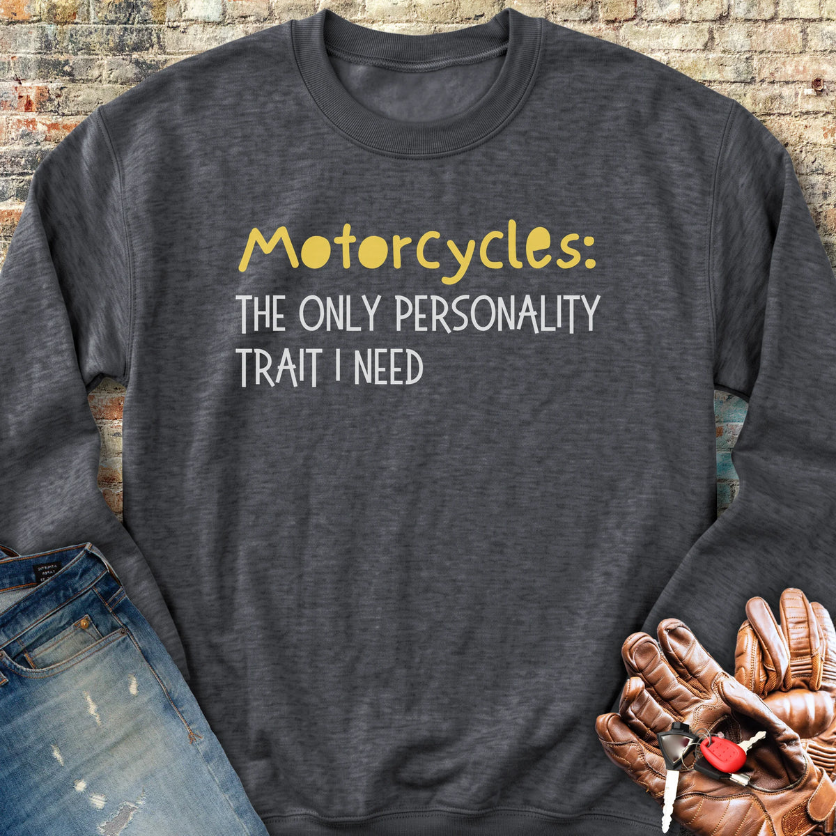 Personality Trait Sweatshirt - Dark Heather