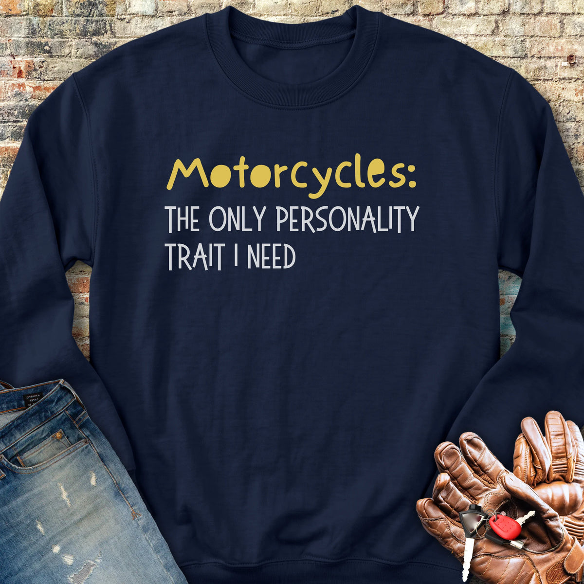 Personality Trait Sweatshirt - Navy