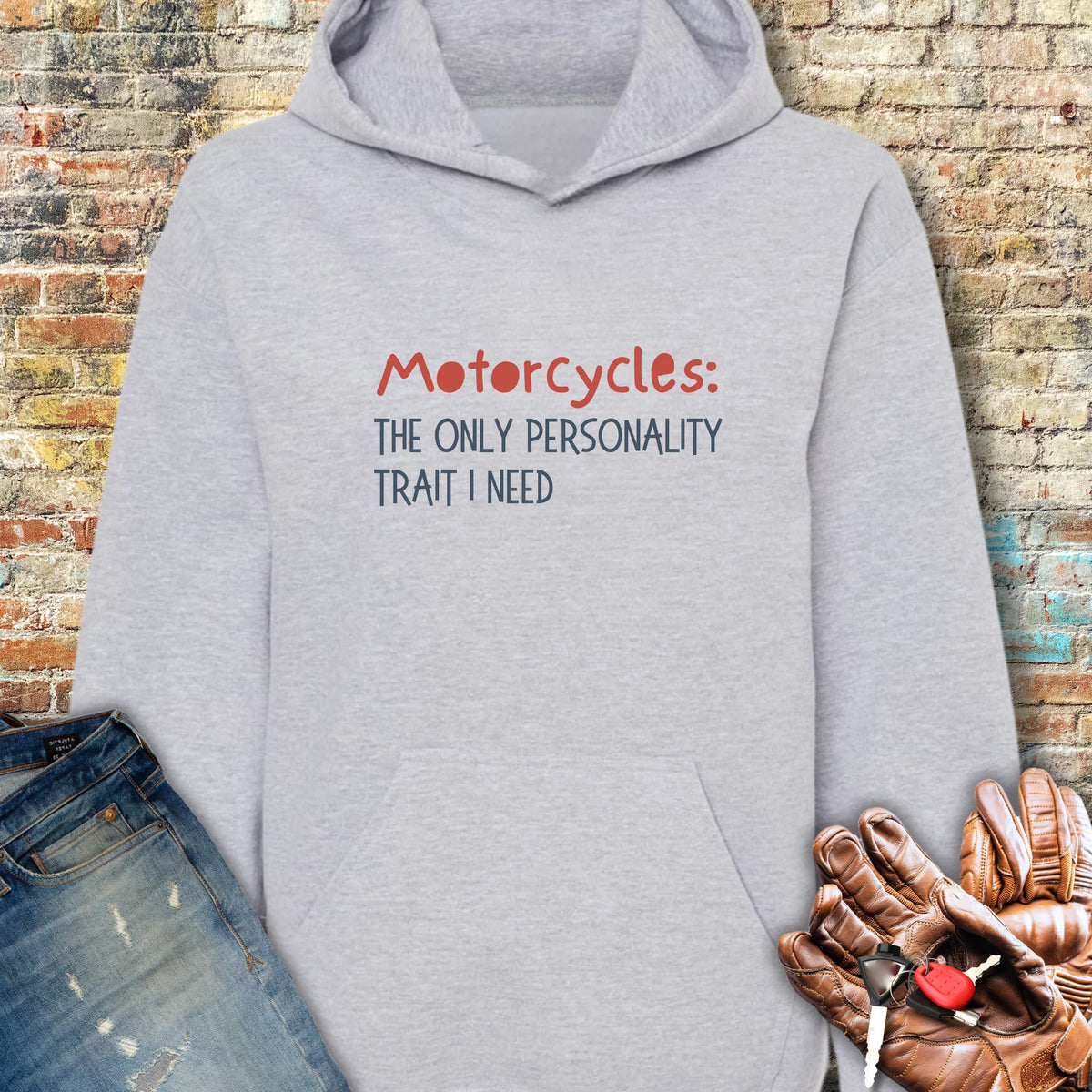 Personality Trait Hoodie - Sport Grey