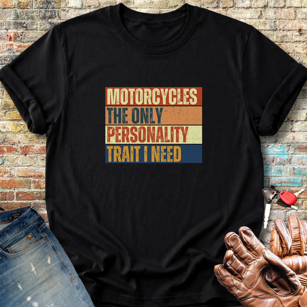 Personality Trait (Block) Classic T-Shirt - Black