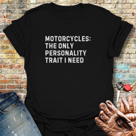 Personality Trait (Text) T-Shirt - Black