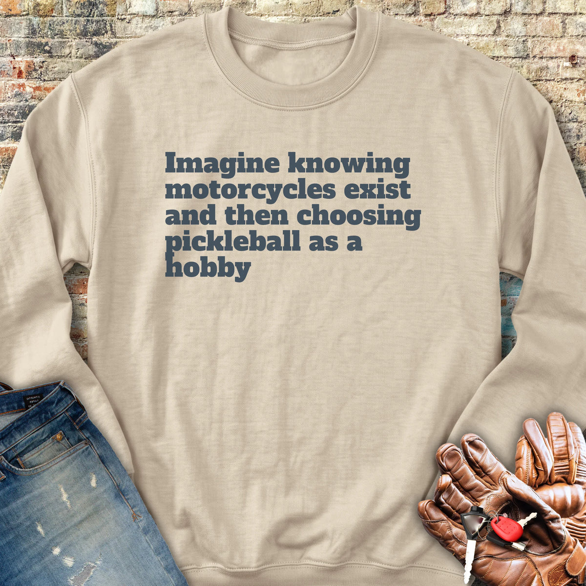 Pickleball Sweatshirt - Sand