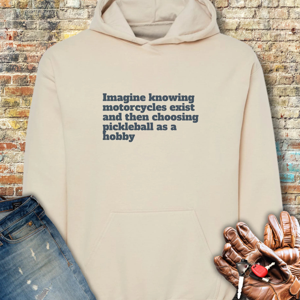 Pickleball Hoodie - Sand