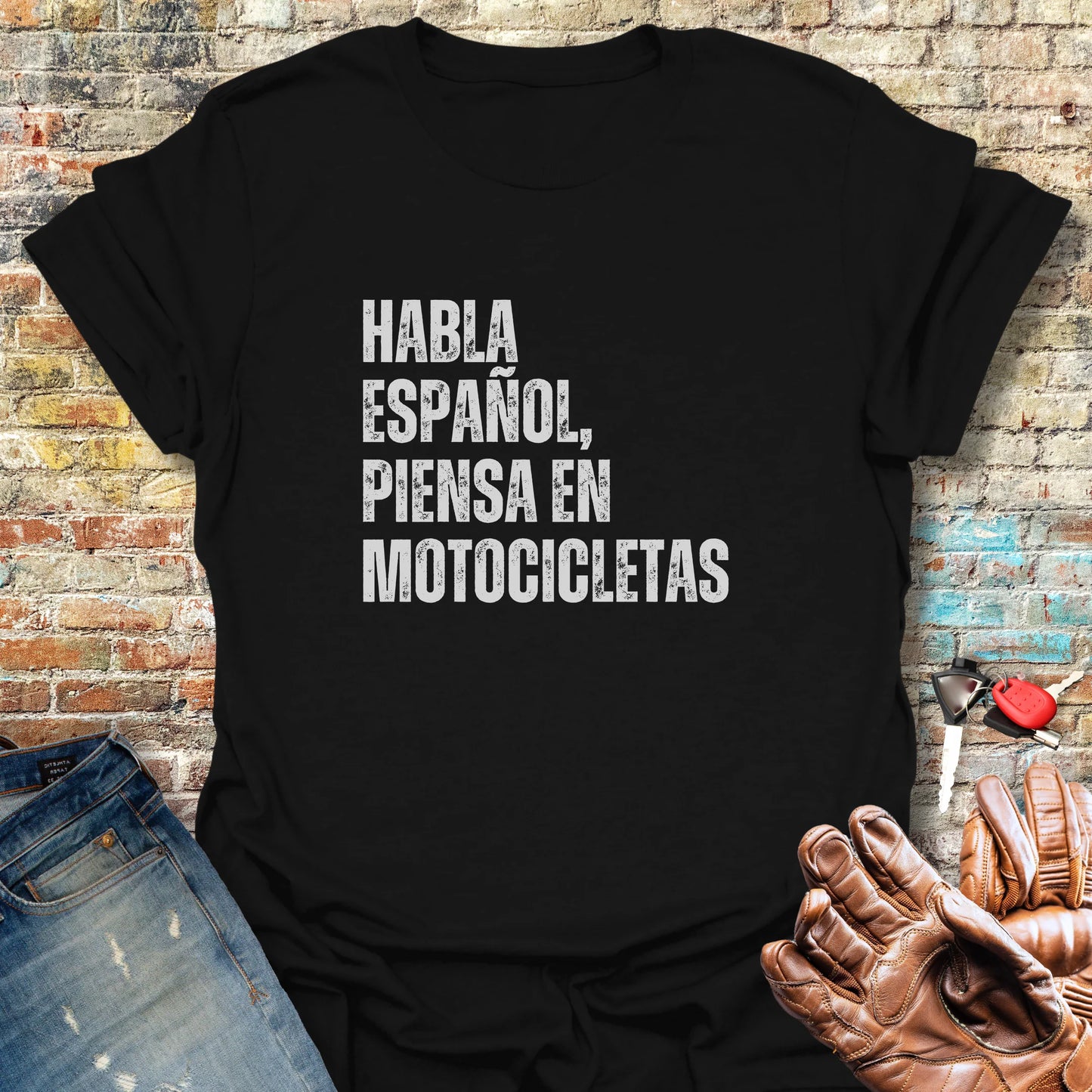 Piensa En Motocicletas T-Shirt - Black