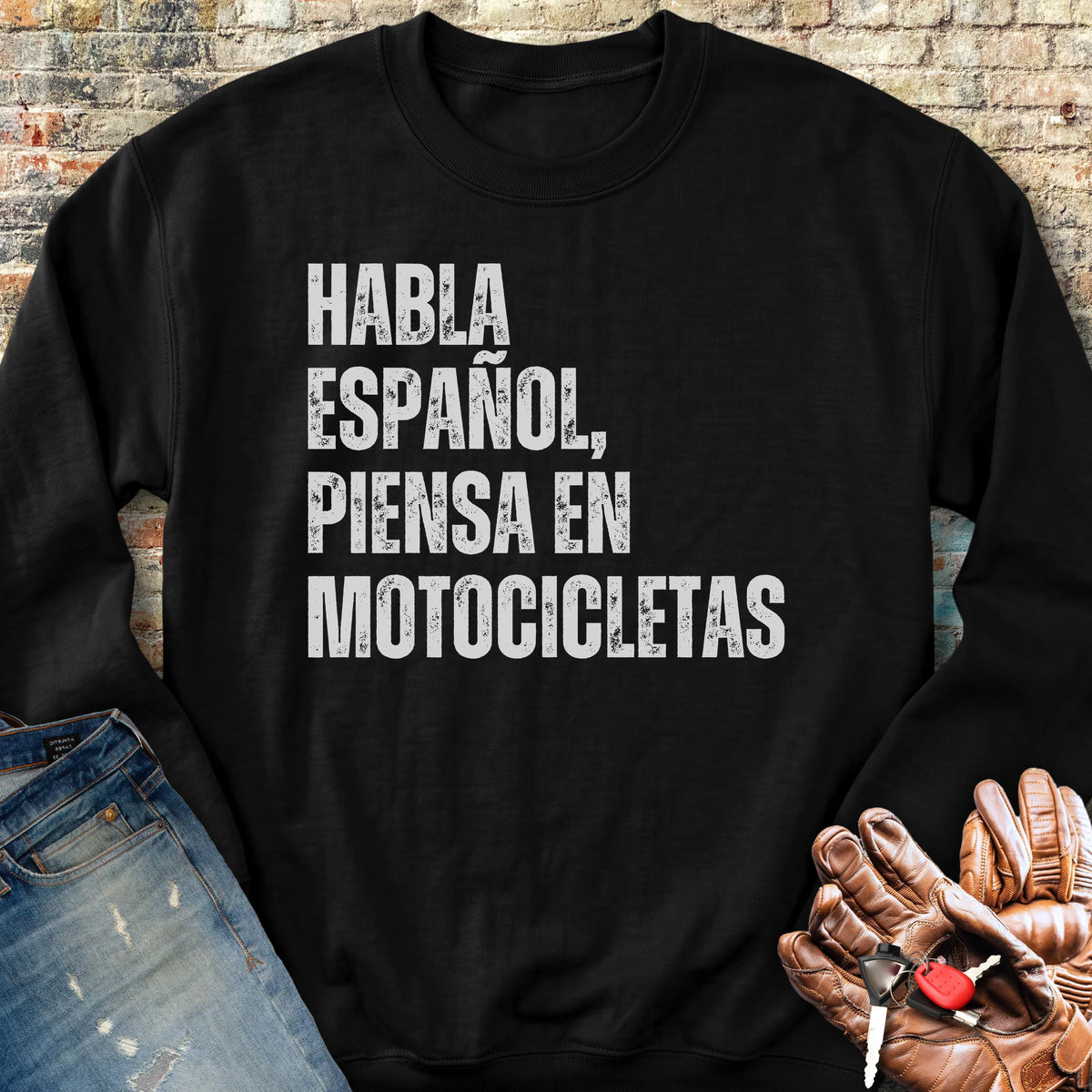 Piensa En Motocicletas Sweatshirt - Black
