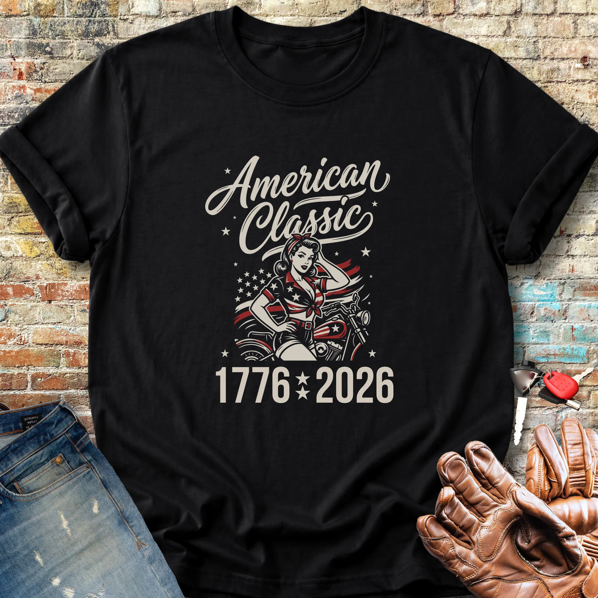 Pinup 250 Classic T-Shirt - Black
