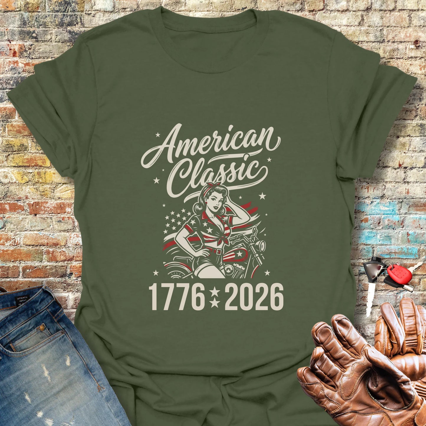 Pinup 250 T-Shirt - Military Green